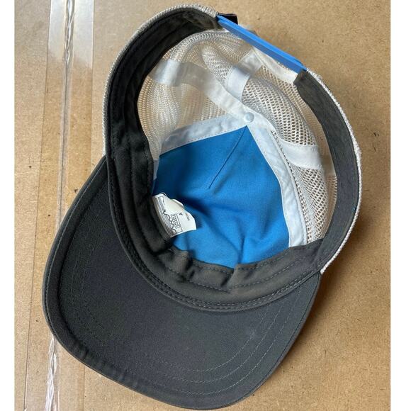 Patagonia Fitz Roy Buffalo Bison Trucker Hat Gray Cap Mesh Snap Back Fits All - Picture 3 of 6